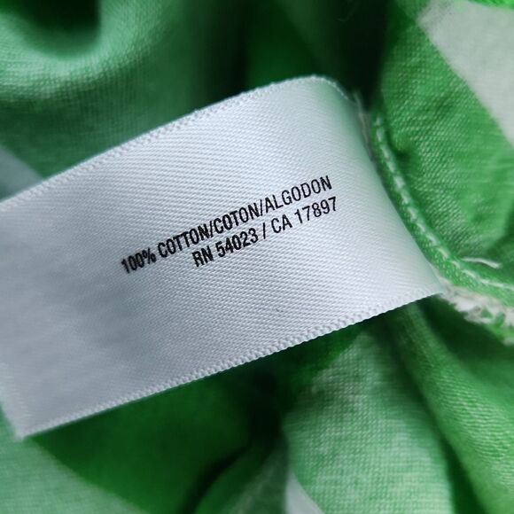 🍑Old Navy Green Checkered Buttoned Sleeveless Top Large - Picture 9 of 11